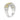 14K WHITE GOLD 3.00CT ROUND/RADIANT YELLOW DIAMOND LADIES RING