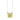 14K WHITE GOLD 1.00CT CUSHION YELLOW DIAMOND LADIES PENDANT