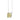 14K WHITE GOLD 1.00CT CUSHION YELLOW DIAMOND LADIES PENDANT