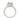 14K WHITE GOLD 2 3/4CT ROUND/YELLOW CUSHION DIAMOND LADIES RING