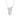14K WHITE GOLD 1.00CT ROUND/MARQUISE/PEAR/LONG HEXAGON STEP CUT LADIES NECKLACE