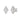 14K WHITE GOLD 1 1/4CT ROUND/BAGUETTE/KITE STEP CUT DIAMOND LADIES EARRINGS