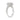 14K WHITE GOLD 2 1/4CT ROUND/BAGUETTE/HEXAGON DIAMOND LADIES RING
