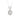 14K WHITE GOLD  1 1/2CT ROUND/HEZAGON DIAMOND STEP CUT DIAMOND LADIES PENDANT