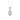 14K WHITE GOLD  1 1/2CT ROUND/HEZAGON DIAMOND STEP CUT DIAMOND LADIES PENDANT