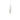 14K WHITE GOLD CRAFTED WITH 18K YELLOW GOLD BACK PLATE 1 1/2CT ROUND/YELLOW OVAL DIAMOND LADIES PENDANT WITH CHAIN 