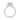14K WHITE GOLD 1 1/4CT ROUND/HEXAGON DIAMOND LADIES RING
