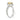 14K WHITE GOLD 2 3/4CT ROUND/YELLOW ROUND DIAMOND LADIES RING (CENTER STONE YELLOW ROUND DIAMOND 2CT)