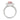 14K WHITE GOLD 2 3/4CT ROUND/PINK ROUND DIAMOND LADIES RING (CENTER STONE PINK ROUND DIAMOND 2CT)