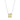 14K WHITE GOLD 1.00CT YELLOW CUSHION DIAMOND LADIES PENDANT