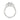 14K WHITE GOLD 2 5/8CT ROUND/HALFMOON DIAMOND LADIES RING (CENTER STONE ROUND DIAMOND 2CT)