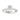 LADIES SOLITAIRE RING 1CT ROUND DIAMOND 14K WHITE GOLD