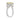 14K WHITE GOLD 4 1/4CT ROUND/TRAPEZOID/RADIANT DIAMOND LADIES RING (CENTER STONE YELLOW RADIANT DIAMOND 3.00CT)