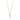 EF-Collection EF-61913 Gold Every Length Initial Charm featuring a customizable gold letter pendant designed to slide onto any chain for a personal, everyday touch.