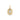 Gold pendant with a central emerald cut diamond on a white background