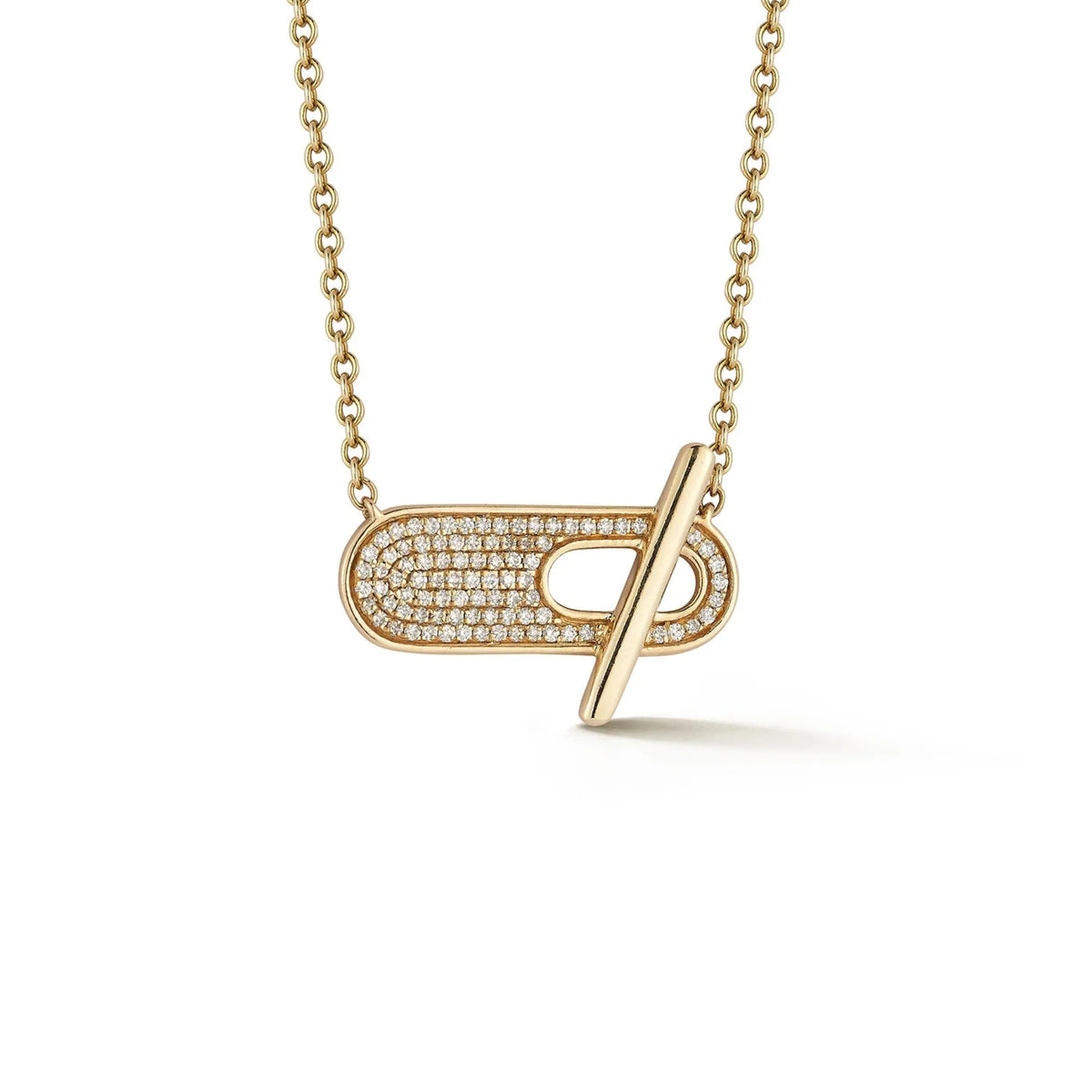 Sylvie Rose Pavé Toggle Necklace