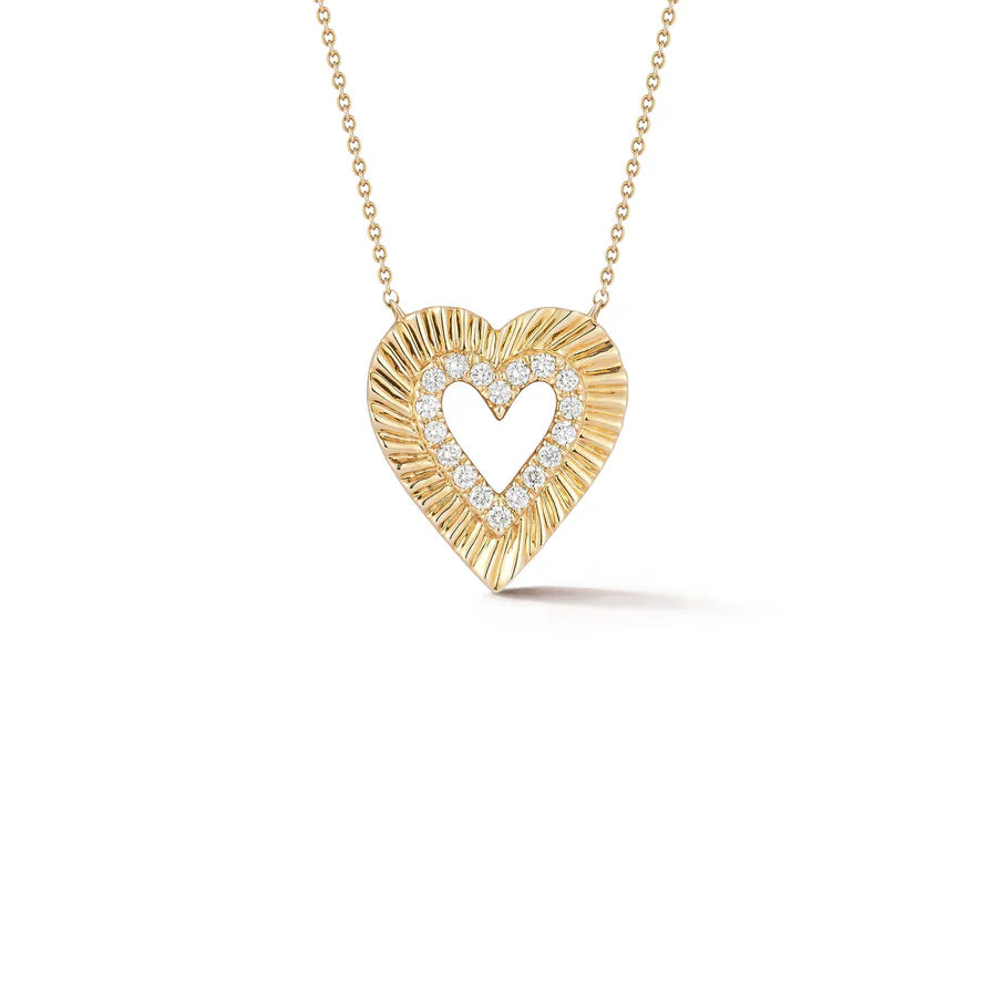 DRD Zoe Louise Spiral Heart Necklace