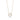 Dana Rebecca Designs Taylor Elaine Pear Flower Necklace in yellow gold on white background. 