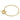 Product shot of Onirikka La Luz Toggle Bracelet in 18k yellow gold and diamonds on a white background.