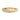 Product shot of Onirkka Synergy Band Ring in yellow gold and diamonds on a white background. 
