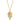 Onirikka Grand Caviar Medallion in satin 14k yellow gold with emerald and diamond detailing, statement pendant from the Avanti Collection.