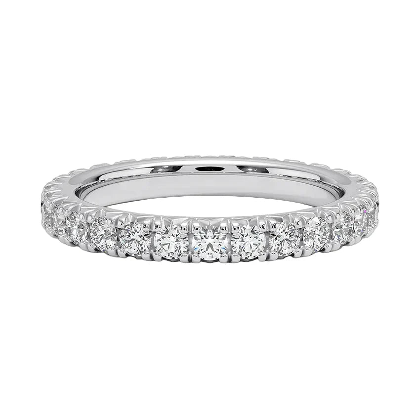 DRD White Gold Diamond Eternity Band