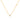 EF Collection Diamond Baby Star & Gold Moon Necklace in yellow gold on white background. 