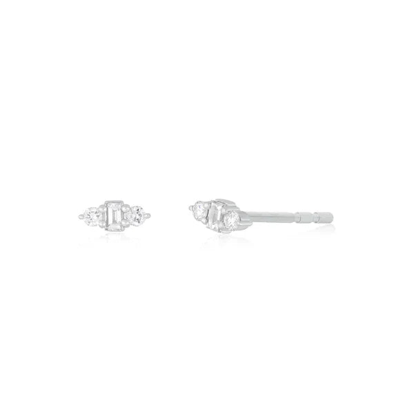 EF-Collection Diamond Mia Stud Earrings
