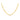 EF Collection Diamond Sari Necklace in yellow gold on white background. 