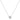 EF-Collection Daphne Emerald Cut Diamond Necklace in white gold on white background 
