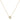 EF-Collection Daphne Emerald Cut Diamond Necklace in yellow gold on white background 
