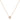 EF-Collection Daphne Oval Diamond Necklace in rose gold on white background 