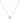 EF-Collection Daphne Oval Diamond Necklace in yellow gold on white background 