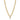 EF-Collection Diamond Daphne Double Chain Necklace in yellow gold with yellow gold pendant on white background 