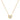 EF Collection Emerald Cut Diamond Necklace in yellow gold on white background. 
