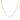 EF-Collection Jumbo Lola Chain Necklace in yellow gold on white background 