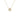 Dana Rebecca Designs Lauren Joy Medium Disc Necklace in yellow gold on white background 
