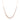 Dana Rebecca Designs Lulu Jack Graduating Bezel Tennis Necklace in rose gold on white background 