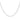 EF-Collection Mini Link Chain Necklace in white gold on white background 