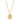 Onirikka Mixed Caviar Medallion in satin 14k yellow gold with pavé diamonds, modern gold pendant from the Avanti Collection.