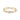 Rosario Navia Mara Folded Link Bracelet II in yellow gold on white background 