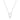 Rosario Navia Mara Medium Folded Link Pendant  in white gold on white background 
