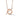 Dana Rebecca Designs Sadie Pearl Baguette Toggle Necklace in rose gold on white background 
