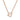 Dana Rebecca Designs Sophia Ryan Cuban Chain Toggle Necklace in rose gold on white background 