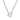 Dana Rebecca Designs Sophia Ryan Cuban Chain Toggle Necklace in white gold on white background 