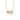 Dana Rebecca Designs Sylvie Rose Pavé Toggle Necklace in yellow gold on white background 