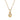 Rosario Navia Twist Two-Stone Pendant - Diamond & Yellow Diamond in yellow gold on white background 